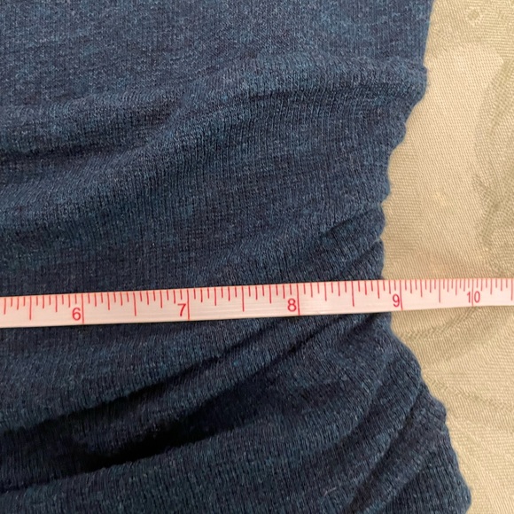 Bordeaux Anthropologie Short Sleeve Cinch Waist Lightweight Sweater Maxi S/P SP - Picture 11 of 16